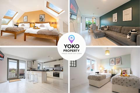 Exquisite 7 Bedroom 5 Bathroom House • FreeParking