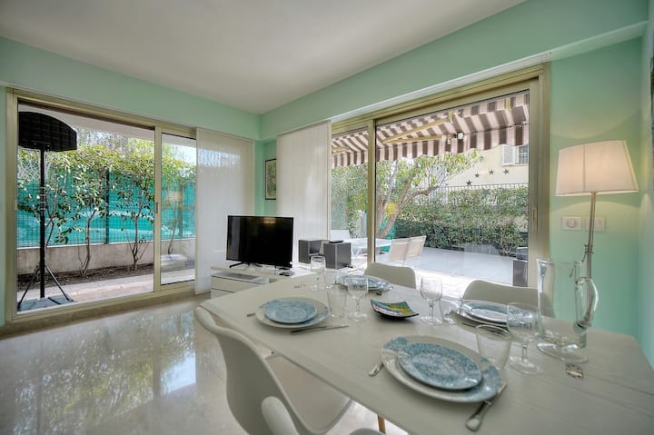 Upstays - T2 Calme - Rez-de-jardin - Clim - Wifi - Cannes