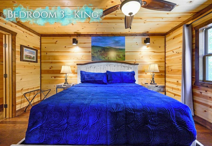 Serenity meets style in this king-sized enclave, a private retreat swathed in warm, honeyed hues.