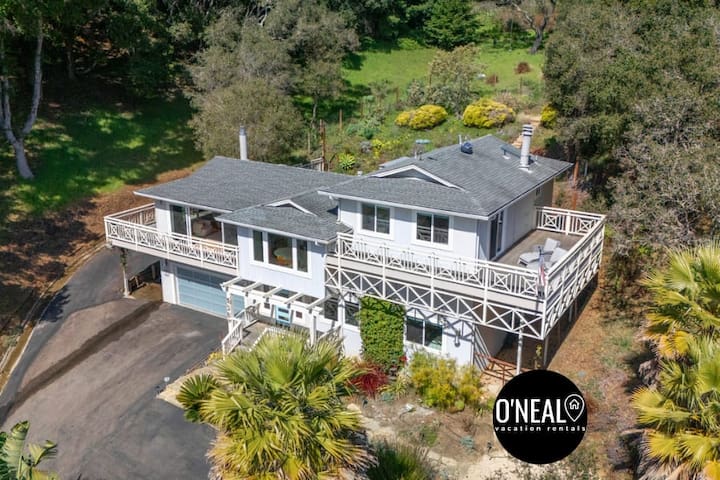 Serene Mountain Home with Ocean View!