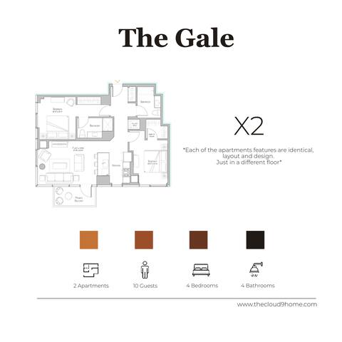 Two 2BR Apts for Business & Leisure Groups gallery image 5