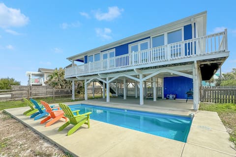 Beach Energy: Waterfront, Private Pool!