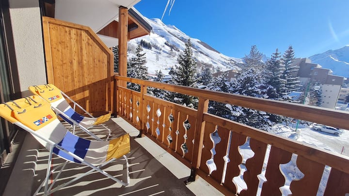 Studio Lumineux 6 Pers, Balcon Expo Sud - Le Bourg-d'Oisans