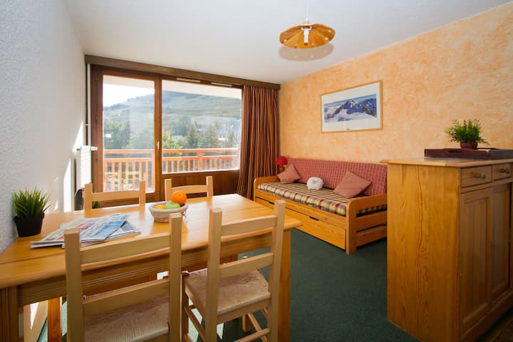 Studio Lumineux 4 Pers, Balcon, Proche Des Pistes - Villard-Reculas