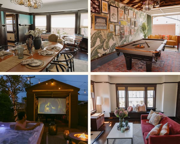 Balboa 6BR Mansion with Hot Tub and Game Room