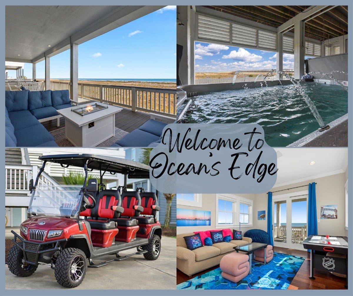 Beachfront-Swim Spa, Elevator, Golf Cart,Game Room