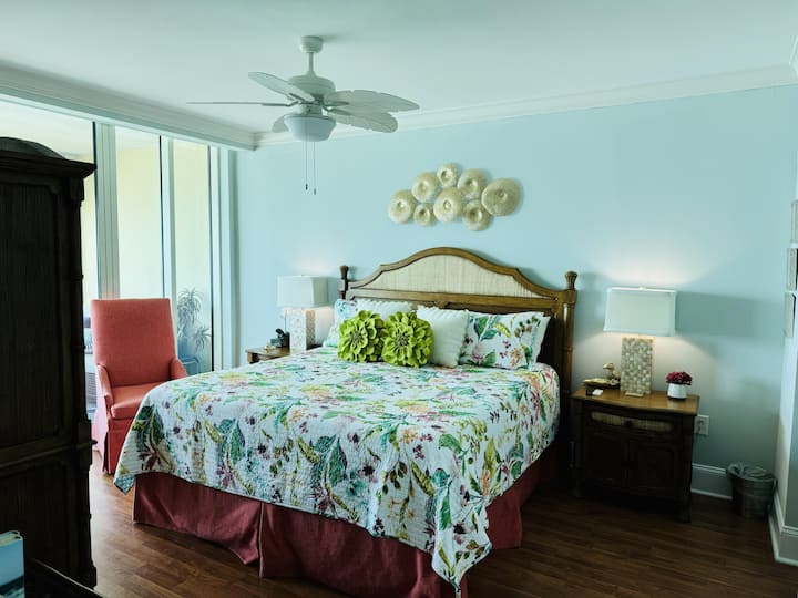 Quarto principal, cama king size