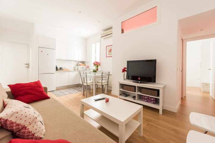 Madrid centro Familiar alojamiento por temporada