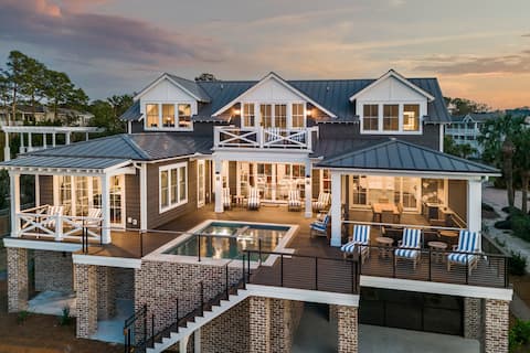 Tybee Southern Bell | Private Pool + Oceanfront