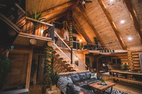 Welcome to the jungle | log cabine | Spa