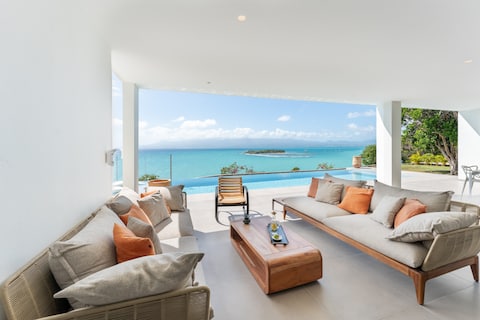 Villa Guacana, sea view in Le Gosier