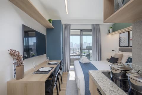 MY091 Beautiful studio apartment in Moema