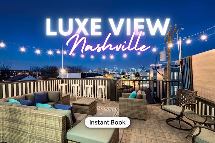 Downtown Nashville Rooftop Views And Chef Kitchen