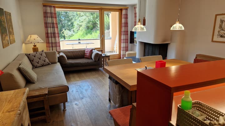 Chesa Bellaval, Haus Chamuotsch 3-zimmerwohnung - Silvaplana