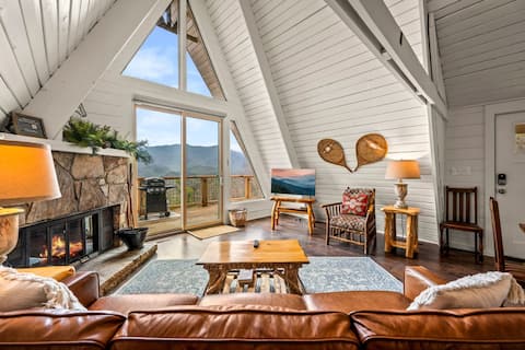 Pinetop | Hot tub | EPIC view | a-frame