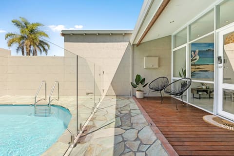 Tropical Zen: Stylish Beach-Inspired Home w/ Pool