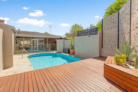 Tropical Zen: Stylish Beach-Inspired Home w/ Pool