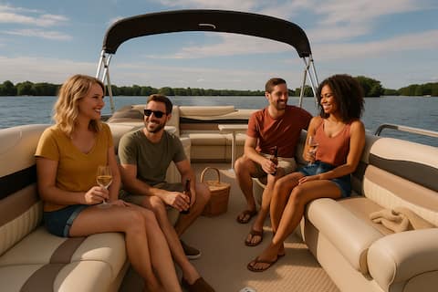 Beachfront! Pontoon Rtl +Hot Tub +Pedal Boat/Kayak