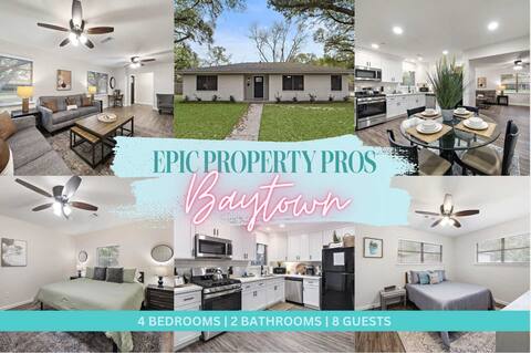 Cozy 4BR Baytown House: Perfect for Families!