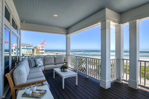 Oceanfront! Arcade! Brand New Luxury Custom Home!