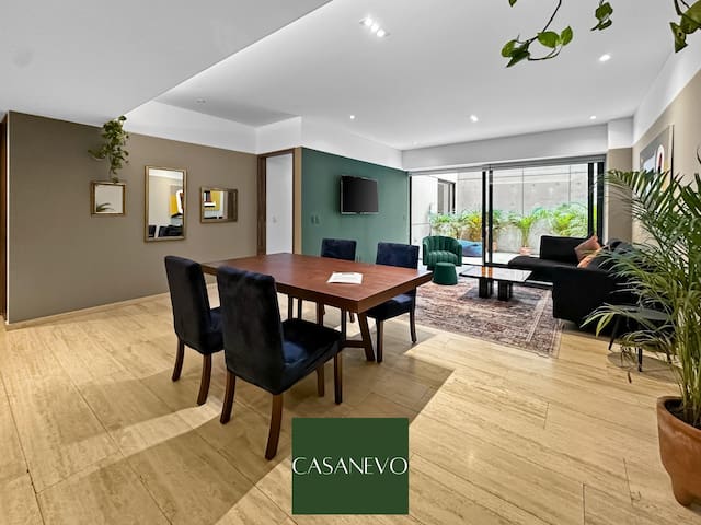 23Gh3 2BR Baths with a Private Patio Roma Norte