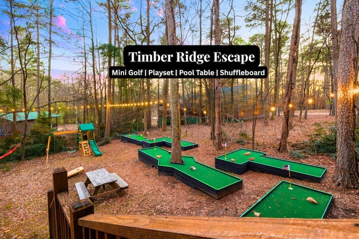 Play All Day | Mini Golf + Pool Table + Hot Tub