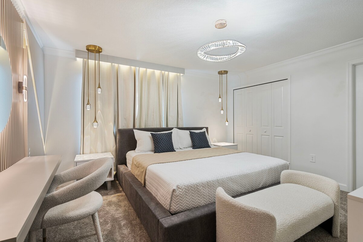 Dormitorio #2: cama tamaño king (suite principal arriba)