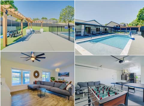 New! Resort Style Oasis ~ Heated Pool & Game Room