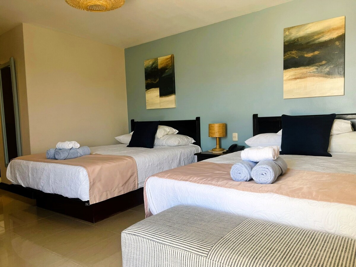 Habitación estudio de retiro junto al mar en Playa Hermosa