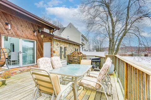 Waterfront Lake Hopatcong Home w/ Boat Dock!