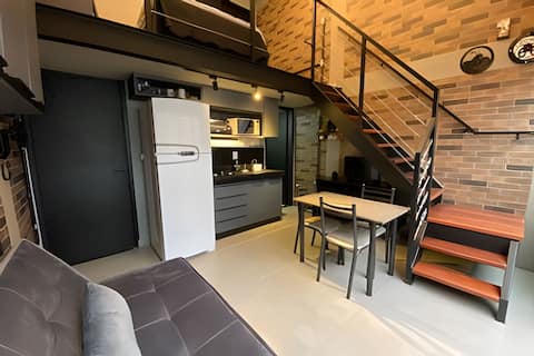 Loft with Hydromassage in Araxá