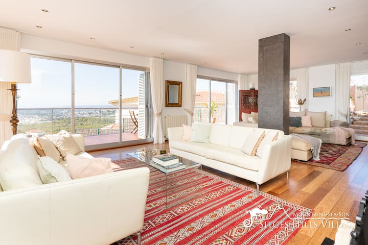 Villa Havana Avec Vue Sur La Mer Et Piscine Privée - Castelldefels