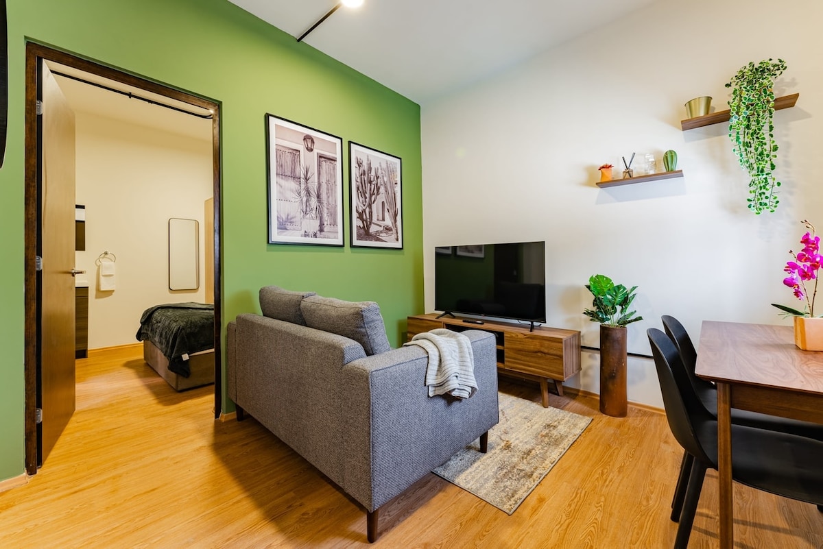 Popular Airbnb listing: VH | Near Polanco private suite + wifi&gym | 411 in Los Manzanos