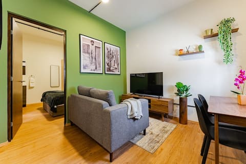 Popular Airbnb listing: VH | Near Polanco private suite + wifi&gym | 411 in Los Manzanos