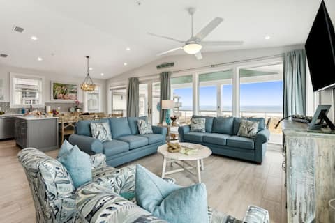 Ocean Lookout #3 | Heated Pool | Beachfront Deck