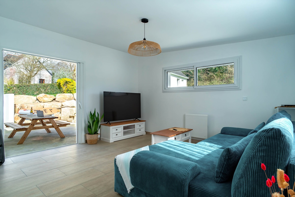 Top Airbnb: Villa Ti Vakansou – With private pool in Clohars Carnoët