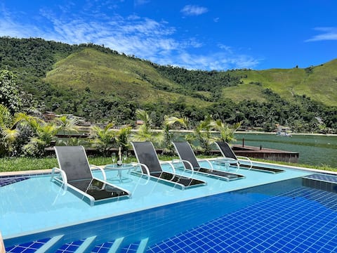 House rental in Angra dos Reis with paradise pool