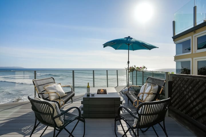 Oceanfront Dream Home | Luxury, Fire Pit, Views