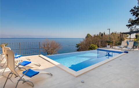 Nice home in Medveja with house sea view