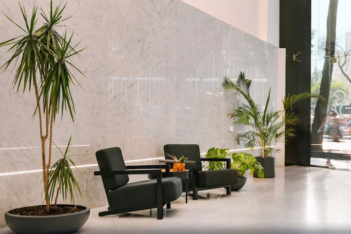 Blueground | Roma Sur 2 recamaras, AC & rooftop