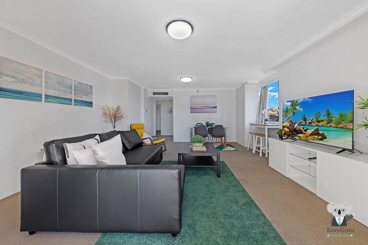 Annonce Airbnb populaire: KozyGuru | Haymarket | 1 Bed Big Balcony Apt à Haymarket