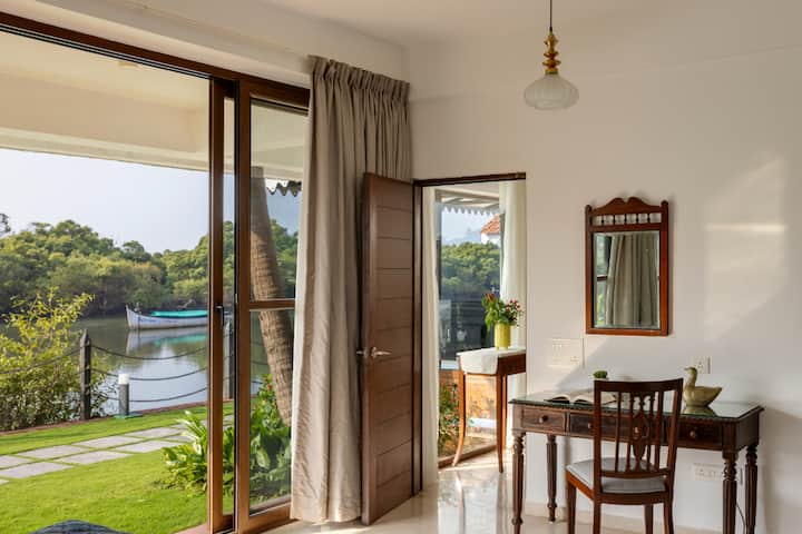 Exterior: River view