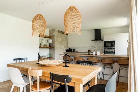 Exceptional flat immersed in nature