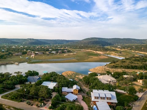 Happy Sunshine. Custom. Eclectic on Lake Buchanan!
