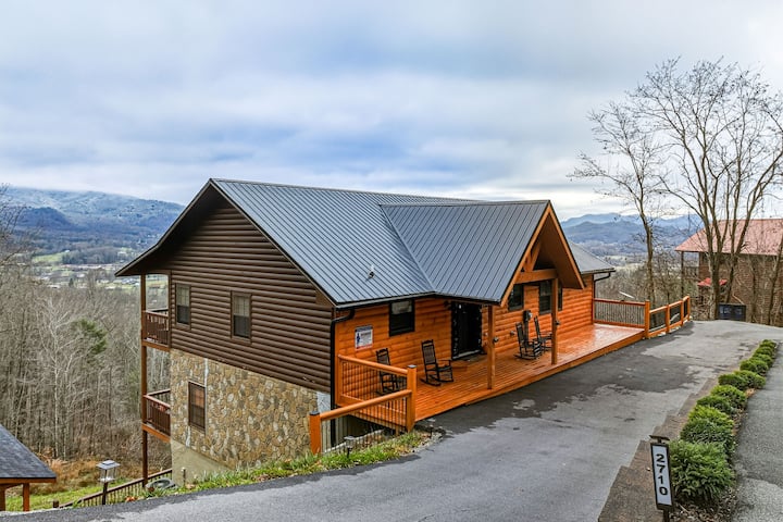 Mountain Valley View*Tranquil*Game Room*Sleeps 18 - Cabins for