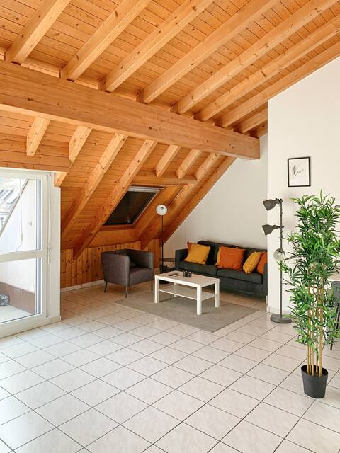 Charming penthouse in the center of Brig