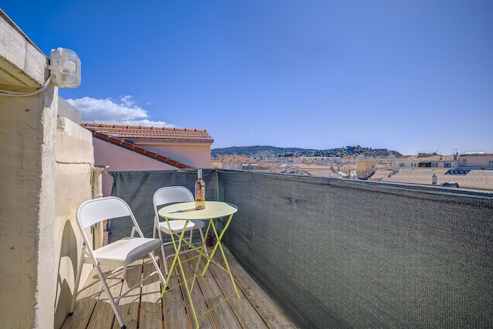 Duplex Avec Terrasse Sur Le Toit - Jean Médecin - Nice