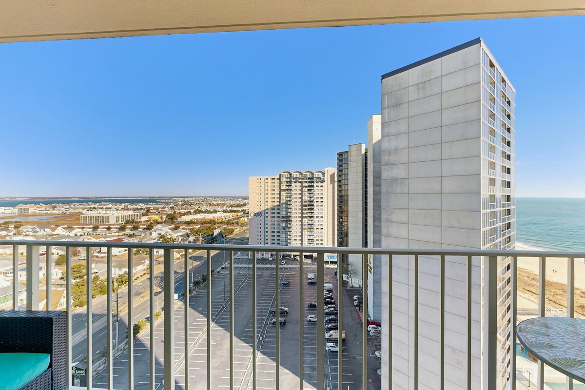 オーシャンシティ　オーシャンシティ1600 Ocean-View 16th Floor: Pools, Games & Tennis Oasis - Condominiums