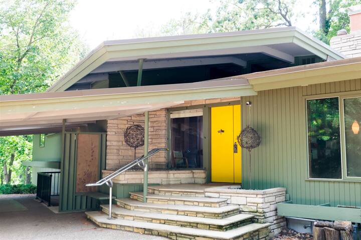 The Yellow Door | Mid-Century Lake Haven | Wayzata gallery image 5