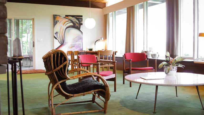 The Yellow Door | Mid-Century Lake Haven | Wayzata gallery image 3